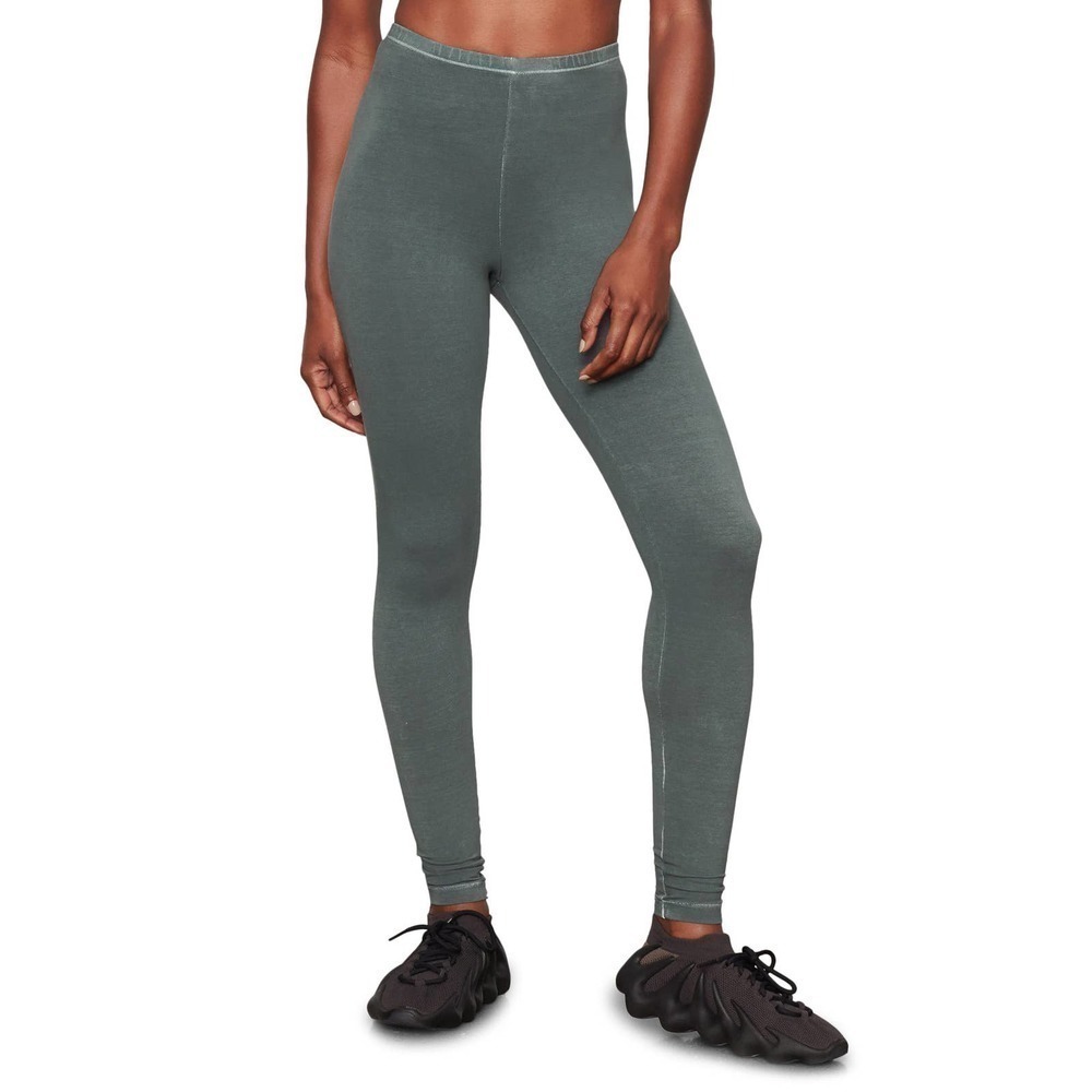 SKIMS Outdoor Basics Leggings in Malachite Women's Size Medium with Flaw